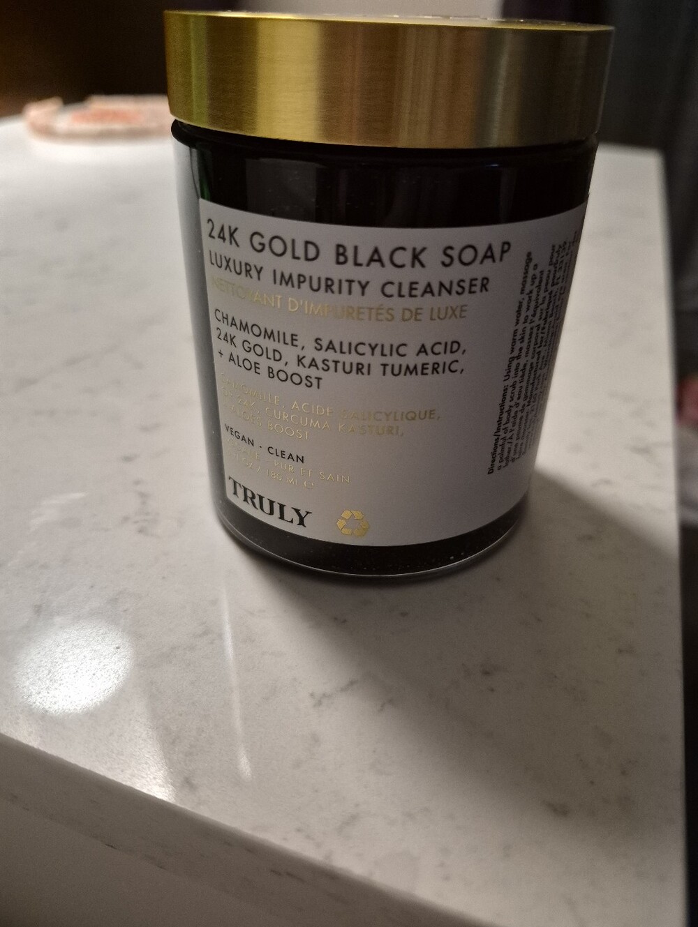 TRULY 24K Gold Black Soap Cleanser DEADSTOCK - Picture 1 of 3